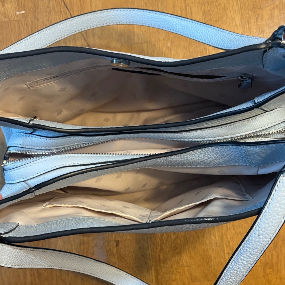 Kate Spade Sky Blue Leila 3 compartment - Picture 2 of 6